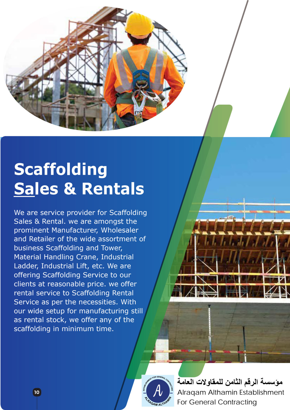 Scaffolding Sales & Rental